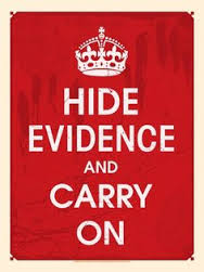 hide eviedence